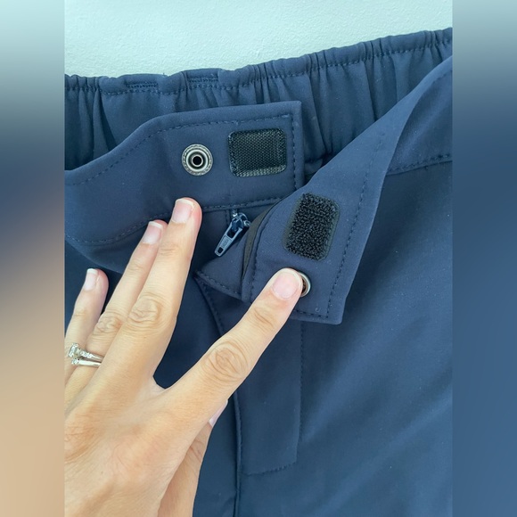 Hiauspor Men's Fleece Lined Hiking Pants Waterproof  Hunting Pants Navy new - Picture 9 of 14